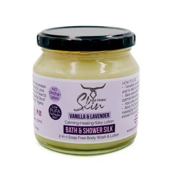 NEW LOW PUFA BATH & SHOWER SILKS VANILLA & LAVENDER