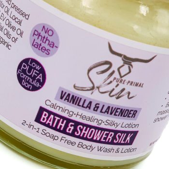 NEW LOW PUFA BATH & SHOWER SILKS VANILLA & LAVENDER