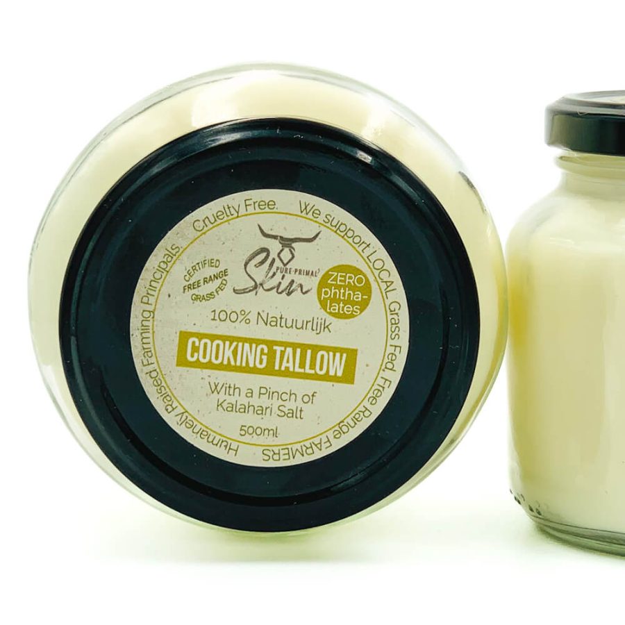 COOKING TALLOW, ORGANIC FREE RANGE GRASS FED TALLOW