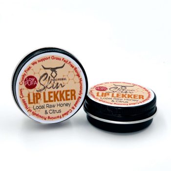 LIP LEKKER, RAW HONEY, TALLOW LIP BALM