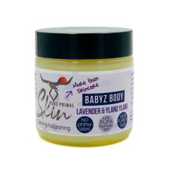 BABYZ BODY, BABY BODY BUTTER, TALLOW BODY BUTTER, TALLOW BASED, LAVENDER & YLANG YLANG, LOW PUFA
