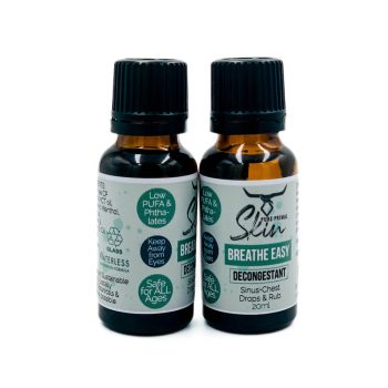 BREATHE EASY, DECONGESTANT, SINUS, CHEST RUB, NATURAL, AROMA OIL BLEND, Low pufa