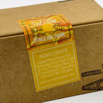 CITRUS BURST, TALLOW SOAP, OILY HAIR WASH, NATURALLY SCENTED, NOURISHING, REFRESHING
