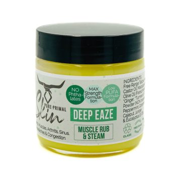 DEEP EAZE, MUSCLE RUB, JOINT PAIN, ANTI-INFLAMMATORY, ARTHIRITIS, DECONGESTANT, SINUS
