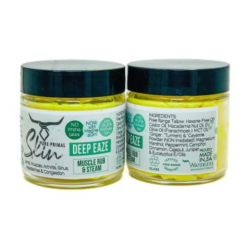 DEEP EAZE, MUSCLE RUB, JOINT PAIN, ANTI-INFLAMMATORY, ARTHIRITIS, DECONGESTANT, SINUS