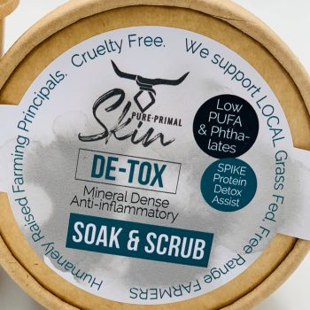 BODY SOAK & SCRUB, DETOX, MINERAL DEFENCE, ANTI-INFLAMMATORY, LOW PUFA, SPIKE PROTEIN DETOX