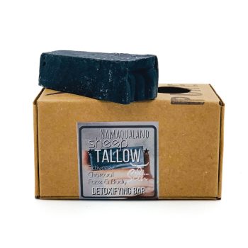 Detox Face Bar, Tallow Facial Soap, Pure Primal Skin, DETOXIFYING, CLARIFYING, OILY SKIN SOAP BAR, TALLOW BASED, ACTIVATED CHARCOAL, PROBLEM SKIN SOAP BAR, TALLOW SOAP BAR