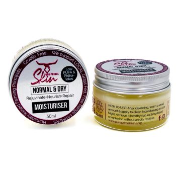 NORMAL & DRY SKIN, FACE MOISTURISER, TALLOW BASED, NORMAL FACIAL SKIN, DRY FACIAL SKIN, LOW PUFA, MOISTURISER, REJUVENATE