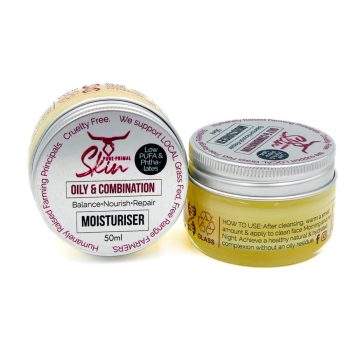 OILY & COMBINATION SKIN TYPES, FACE MOISTURISER, TALLOW BASED, BALANCING MOISTURISER, LOW PUFA