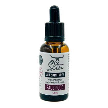 FACE FOOD, SERUM, SKIN TONER, ALL SKIN TYPES, LOW PUFA, LOW OXIDATIVE OILS, HYPOALLERGENIC, NATURAL, FACE SERUM