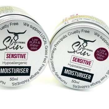 moisturiser, sensitive skin, face moisturiser, hydrating cream, hypoallergenic, tallow based, low pufa, phthalate free, tallow skincare, waterless skincare