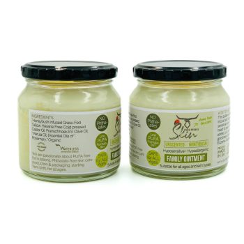 FAMILY OINTMENT, TALLOW OINTMENT, SAFE FOR ALL AGES, LOW PUFA, LOW PUFA SKINCARE