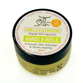 HANDS & HEELS, TALLOW BALM, VANILLA & CLEMENTINE, HAND BALM, HEEL BALM