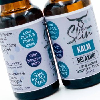 KALM, CALMING OIL BLEND, RELAXING, WHOLE FAMILY, LIGHT, LOW PUFA, PTHTALATE FREE, WITH MAGNESIUM OIL