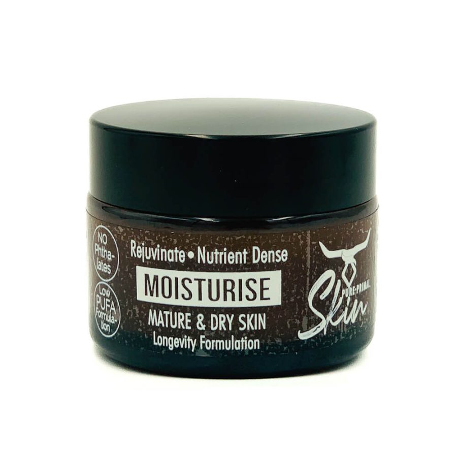 MATURE & DRY SKIN, MOISTURISE, FACE, REJUVENATING, NUTRIENT DENSE, LONGEVITY FORMULATION, TALLOW BASED FACE CREAM