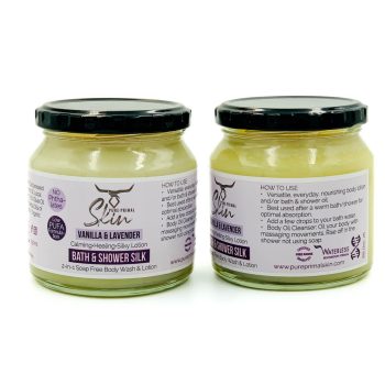 NEW LOW PUFA BATH & SHOWER SILKS VANILLA & LAVENDER