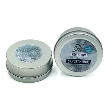 SKRUNCH WAX, HAIR STYLING, LOW PUFA, NATURAL, PHTHALATE FREE, TALLOW BASED, HAIR WAX, HAIRCARE, BEARD STYLING, MOUSTACHE STYLING