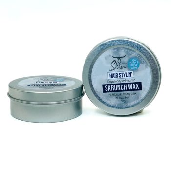 SKRUNCH WAX, HAIR STYLING, LOW PUFA, NATURAL, PHTHALATE FREE, TALLOW BASED, HAIR WAX, HAIRCARE, BEARD STYLING, MOUSTACHE STYLING