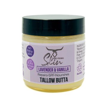 tallow butta, body butter, tallow, nourishing, body moisturiser, skin butter, low pufa, phthalate free, naturally scented