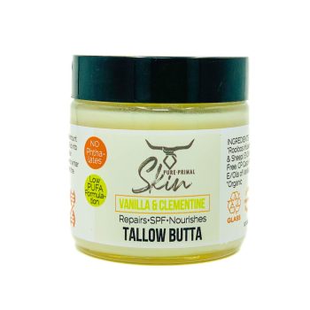 tallow butta, body butter, tallow, nourishing, body moisturiser, skin butter, low pufa, phthalate free, naturally scented