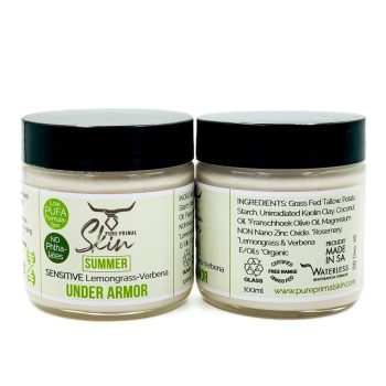 UNDER ARMOR, NATURAL DEODORANT, TALLOW BASED, WATERLESS SKINCARE, CHEMICAL FREE, LOW PUFA, PHTHALATE FREE, SENSITIVE SKIN, SENSITIVE UNDERARMS, NON CARCINOGENIC