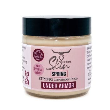 UNDER ARMOR, NATURAL DEODORANT, TALLOW BASED, WATERLESS SKINCARE, CHEMICAL FREE, LOW PUFA, PHTHALATE FREE, STRONG BODY ODOUR, NON CARCINOGENIC