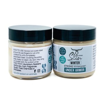 UNDER ARMOR, NATURAL DEODORANT, TALLOW BASED, WATERLESS SKINCARE, CHEMICAL FREE, LOW PUFA, PHTHALATE FREE, STRONG BODY ODOUR, NON CARCINOGENIC