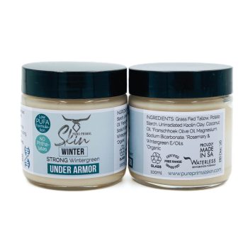 UNDER ARMOR, NATURAL DEODORANT, TALLOW BASED, WATERLESS SKINCARE, CHEMICAL FREE, LOW PUFA, PHTHALATE FREE, STRONG BODY ODOUR, NON CARCINOGENIC