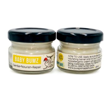BABY BUMZ, BABY NAPPY CREAM, CLOTH NAPPY SAFE, BUM CREAM, NAPPY RASH CREAM, LOW PUFA, HEALING, TALLOW BASED, PHTHALATE FREE SKINCARE, HYPOALLERGENIC