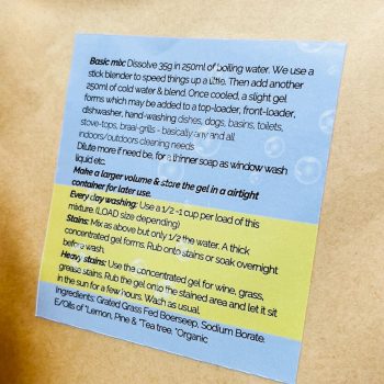 Bio-Kleen, Eco, Multipurpose Cleaner, Laundry Soap, WHOLE FAMILY SAFE, SAFE FOR SENSITIVE SKIN TYPES, ANTIBACTERIAL, TALLOW BASED, NATURAL, BIOKLEEN