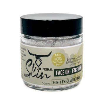 FACE ON FACE OFF, MASK, 2-IN-1, MULTIFUNCTIONAL PRODUCT, COLOSTRUM & BROMELAIN MASK, CHAMOMILE MASK, REJUVENATING, OIL CONTROL MASK, LIGHT EXFOLIATION, NATURAL