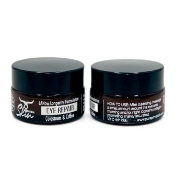 EYE REPAIR, LANOW EYE REPAIR, LANOW LONGEVITY FORMULATION, COLOSTRUM & COFFEE, LANOLIN & TALLOW BASED, NUTRIENT DENSE, COLOSTRUM, LOW PUFA, PHTHALATE FREE
