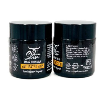LANOW SATURATED SKIN, LANOW BODY BALM, HYPOALLERGENIC, PREGNANCY SAFE, WHOLE FAMILY SAFE, LANOLIN + TALLOW, LANOLIN, SATURATED SKIN, NATURAL SKINCARE, TALLOW SKINCARE, BODY BALM, PURE PRIMAL SKIN, LANOW, LOW PUFA SKINCARE, PHTHALATE FREE SKINCARE