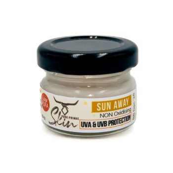 SUN AWAY, NATURAL SUNSCREEN, NON-TOXIC SUNSCREEN, TALLOW BASED, LOW PUFA SKINCARE, PHTHALATE FREE, SUN PROTECTION, NO PHOTOSENSITIVITY