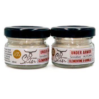 UNDER ARMOR, SENSITIVE SKIN TYPES, NATURAL DEODORANT, TALLOW BASED, WATERLESS SKINCARE, CHEMICAL FREE, LOW PUFA, PHTHALATE FREE, SENSITIVE SKIN, SENSITIVE UNDERARMS, NON CARCINOGENIC, WITH MAGNESIUM