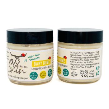 BABY BUMZ, BABY NAPPY CREAM, CLOTH NAPPY SAFE, BUM CREAM, NAPPY RASH CREAM, LOW PUFA, HEALING, TALLOW BASED