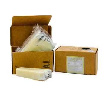 HUGUENOTE BASTILLE BATH BARS, TALLOW & OLIVE OIL SOAP, HYPOALLERGENIC, UNSCENTED BASTILLE SOAP