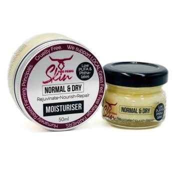 NORMAL & DRY SKIN, FACE MOISTURISER, TALLOW BASED, NORMAL FACIAL SKIN, DRY FACIAL SKIN, LOW PUFA, MOISTURISER, REJUVENATE