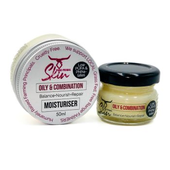 OILY & COMBINATION SKIN TYPES, FACE MOISTURISER, TALLOW BASED, BALANCING MOISTURISER, LOW PUFA