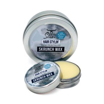 SKRUNCH WAX, HAIR STYLING, LOW PUFA, NATURAL, PHTHALATE FREE, TALLOW BASED, HAIR WAX, HAIRCARE, BEARD STYLING, MOUSTACHE STYLING