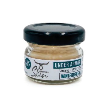 UNDER ARMOR, NATURAL DEODORANT, TALLOW BASED, WATERLESS SKINCARE, CHEMICAL FREE, LOW PUFA, PHTHALATE FREE, STRONG BODY ODOUR, NON CARCINOGENIC