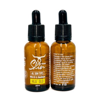 HLA² Glo Ⓥ Facial Serum, Hyaluronic Acid, Facial Serum, ZERO PUFA, B3, HLA, Glutathione,