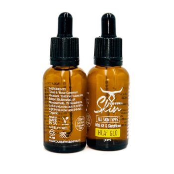 HLA² Glo Ⓥ Facial Serum, Hyaluronic Acid, Facial Serum, ZERO PUFA, B3, HLA, Glutathione,