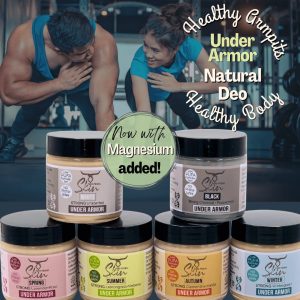 under armor, deodorant, natural, tallow based, healthy armpits, healthy breast, active people, odour control