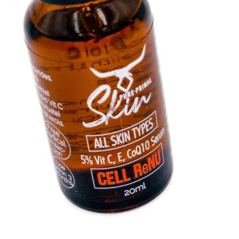 CELL RENU, VIT C, VIT E, COQ10, FACIAL SERUM, ALL SKIN TYPES, CELL RENEWAL, SKIN RENEWAL, OIL BASED SERUM, LOW PUFA SKINCARE