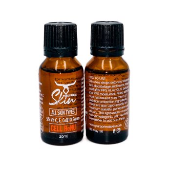 CELL RENU, VIT C, VIT E, COQ10, FACIAL SERUM, ALL SKIN TYPES, CELL RENEWAL, SKIN RENEWAL, OIL BASED SERUM, LOW PUFA SKINCARE