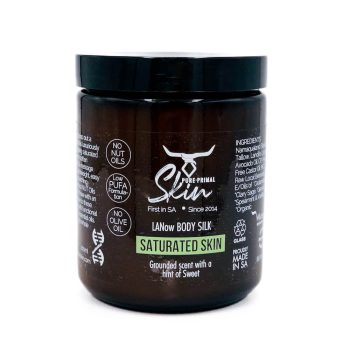 LANOW SATURATED SKIN, LANow Body Silk , Saturated Skin, Tallow, Lanolin, No Nut Oils, Low PUFA Skincare, No Olive Oil, Body Care, Body Butta