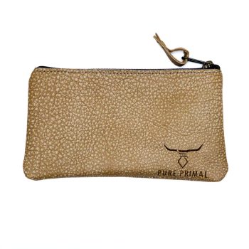 Leather Pouch - Limestone (1)