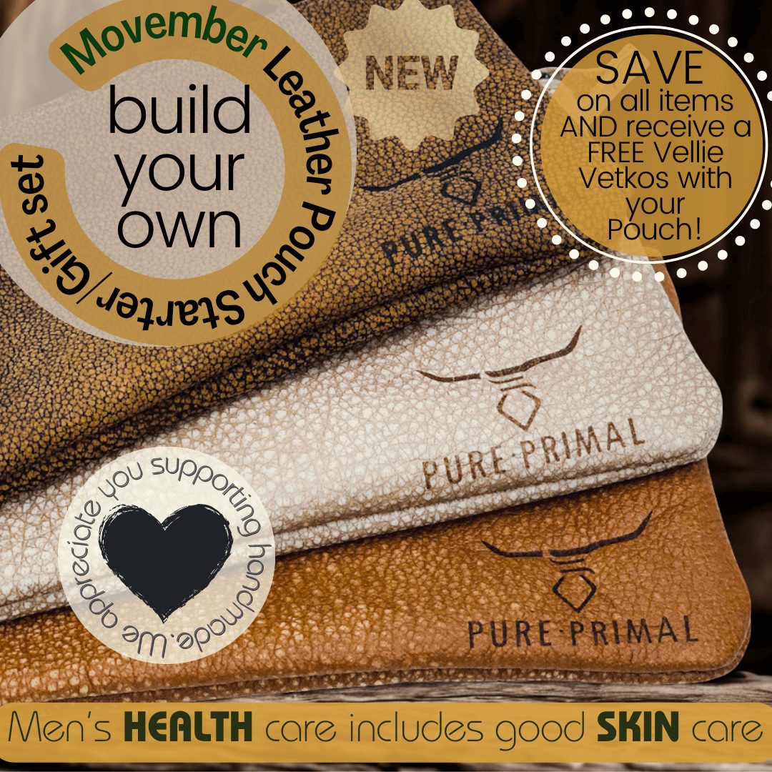 Actual Pouch (1) movember, GENUINE LEATHER POUCH, BUFFALO LEATHER POUCHES, TRAVEL POUCH, GIFT POUCH, STARTER POUCH, BUILD YOUR OWN POUCH