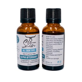 ALPHA AFTERSHAVE, FACIAL OIL, AFTERSHAVE, LITE FACIAL MOISTURISER, LOW PUFA SKINCARE, LOW OXIDATIVE OILS,